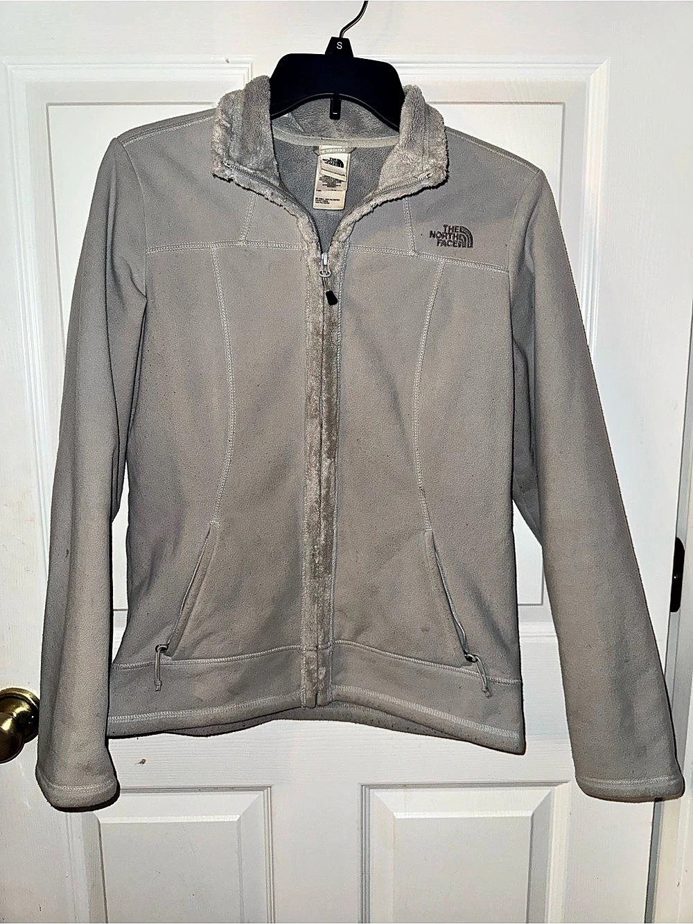 The North Face Gray Fleece Jacket Size Small